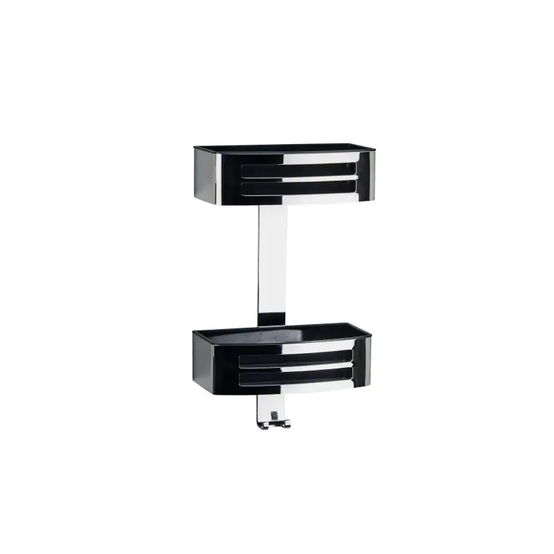 Poubelle d‘angle double avec 2 fentes novellini R90CESTE0C