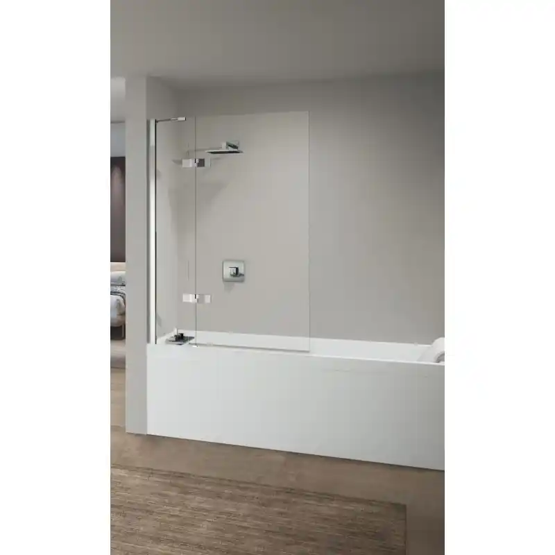 Surbaignoire 1 fixe et 1 porte pivotante à 90 ° ouverture uniquement extérieure Novellini Gala 3V