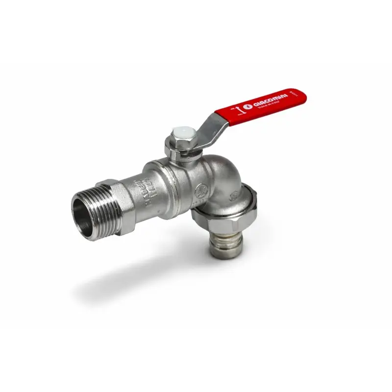 Robinet de jardin coudé avec filetage mâle pour eau sanitaire GIACOMINI R621