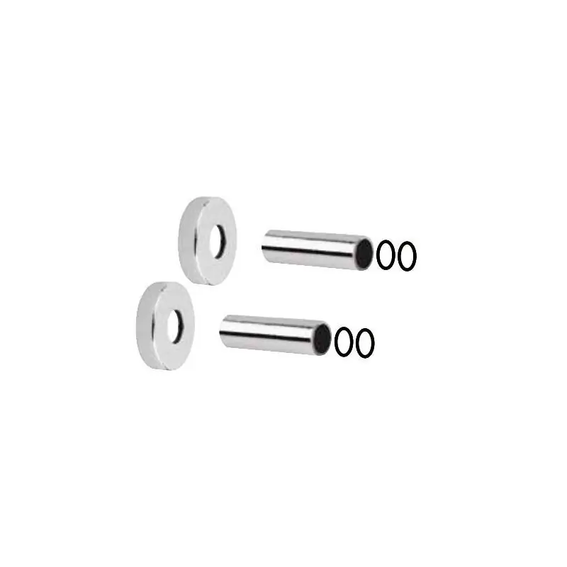 Kit couvre-mur en laiton pour radiateur Ø17- Ø22 Arteclima 31824