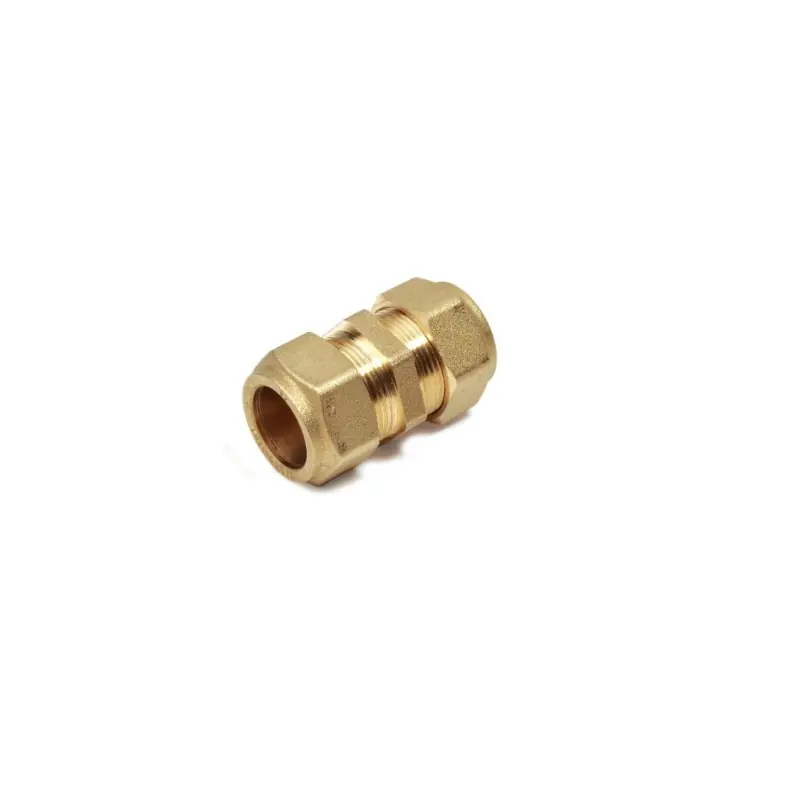 Raccord droit avec anneau métallique et raccords cuivre 18 X 18 Giacomini 310Y010