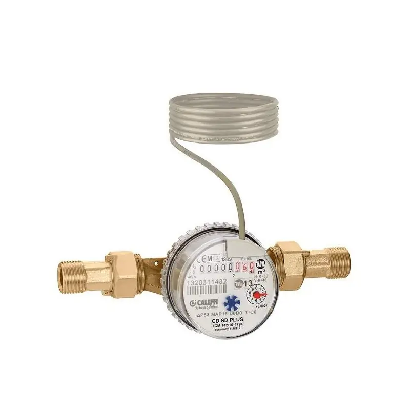 Compteur volumétrique avec sortie impulsions Caleffi 7942