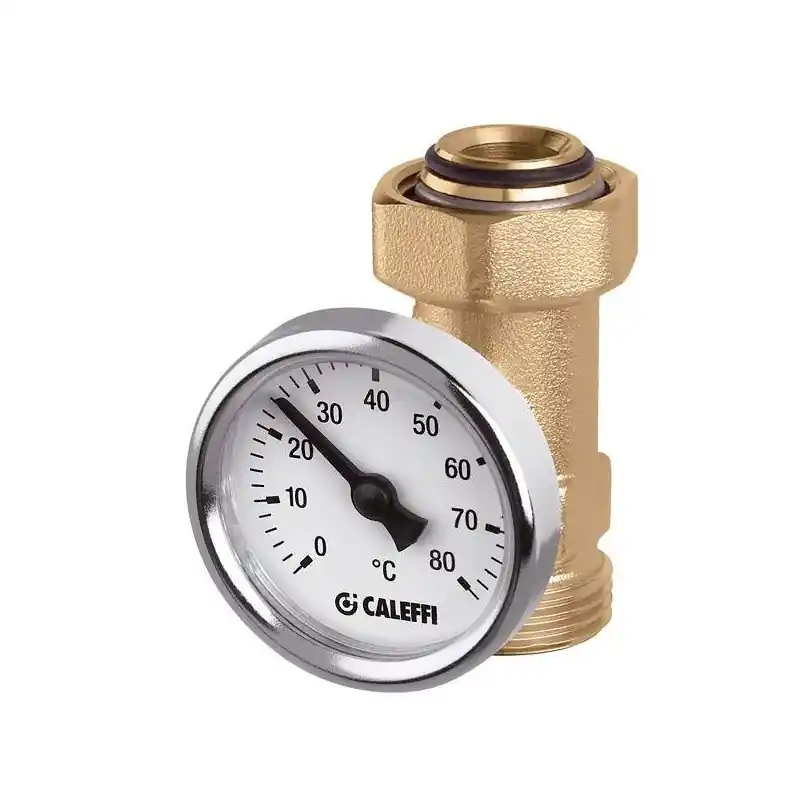 Connexion porte-thermomètre pour sorties de collecteur Caleffi 657050