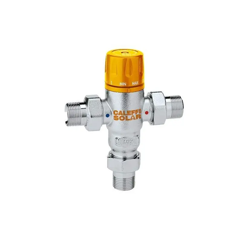 Mitigeur thermostatique réglable pour installations solaires Caleffi 252140-252150