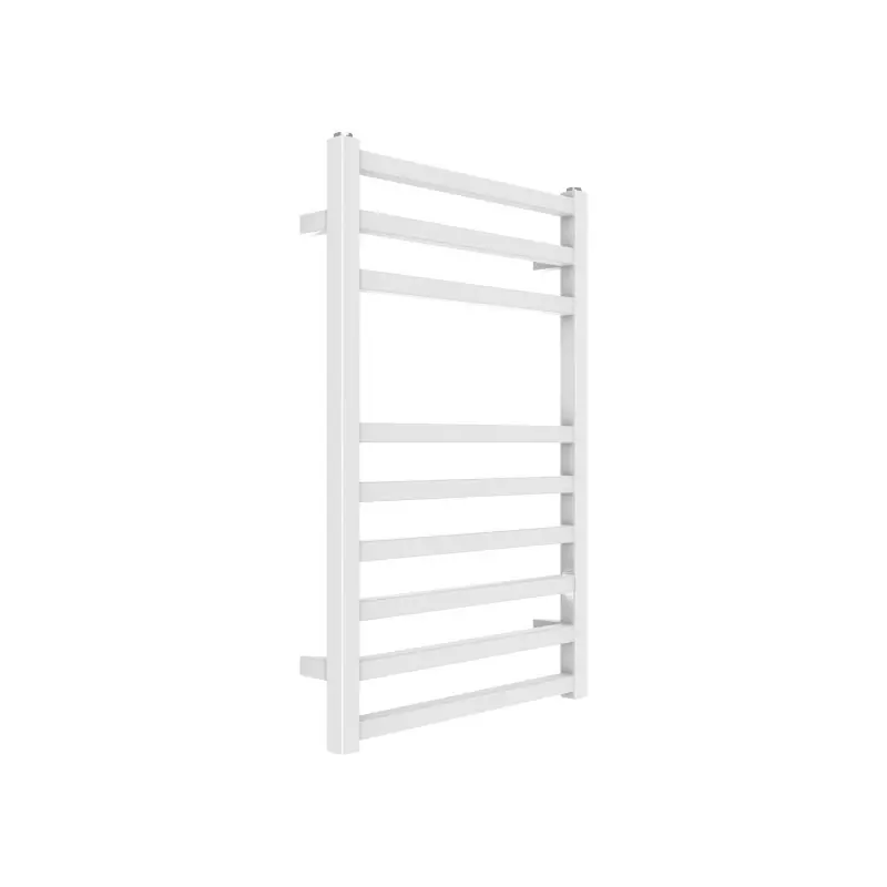 Sèche-serviettes hydraulique, modèle carré, coloris blanc 770 x 500 mm Ercos Square ASSQAF901005000770
