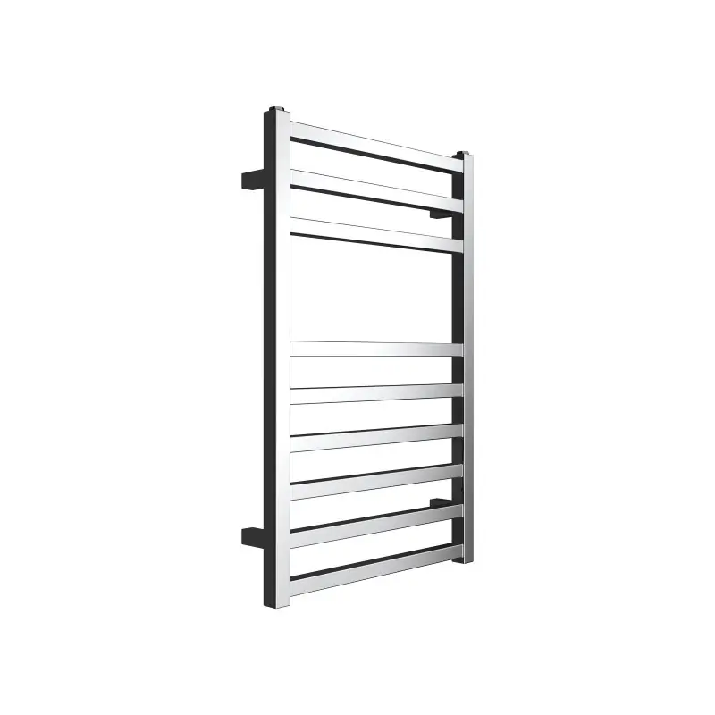 Radiateur sèche-serviettes carré coloris chrome 770 x 500 mm Ercos Square ASSQCF930005000770