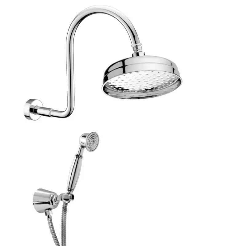 Kit de douche en laiton rétro Damast Antico 13641