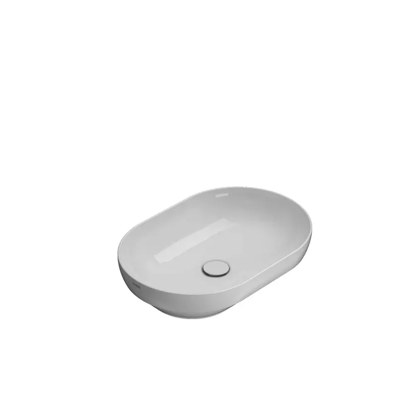 Vasque à encastrer ovale en céramique 60.41 Globo T-EDGE B6O61