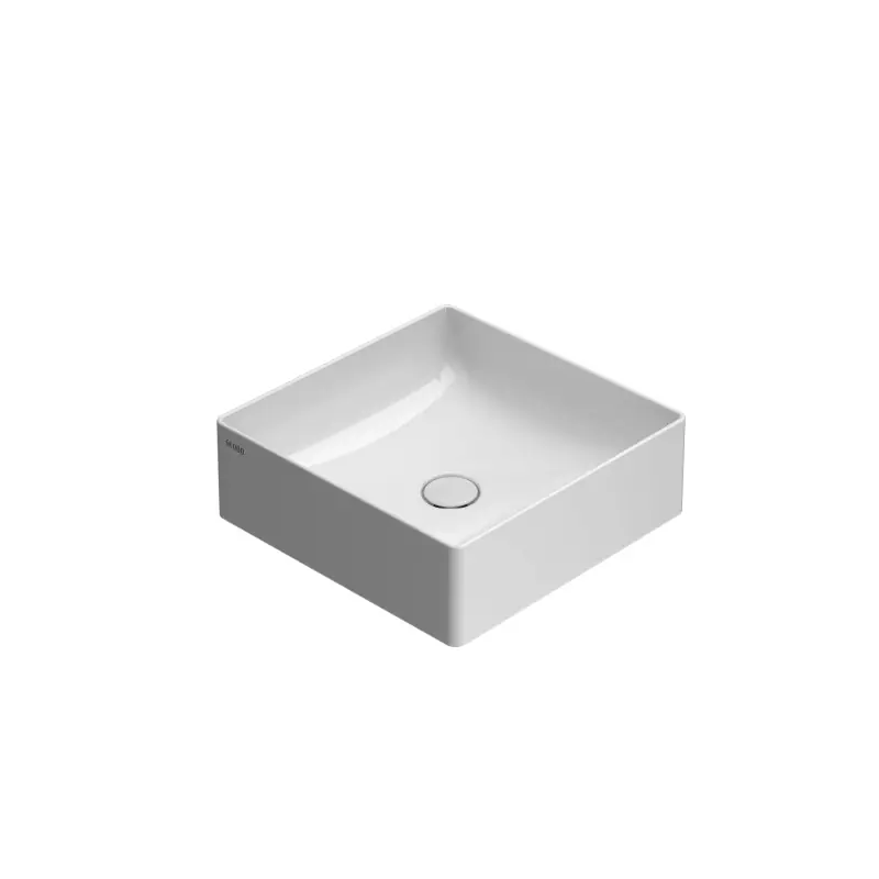 Installation de plan de toilette en céramique 42.42 Globo T-Edge B6Q42