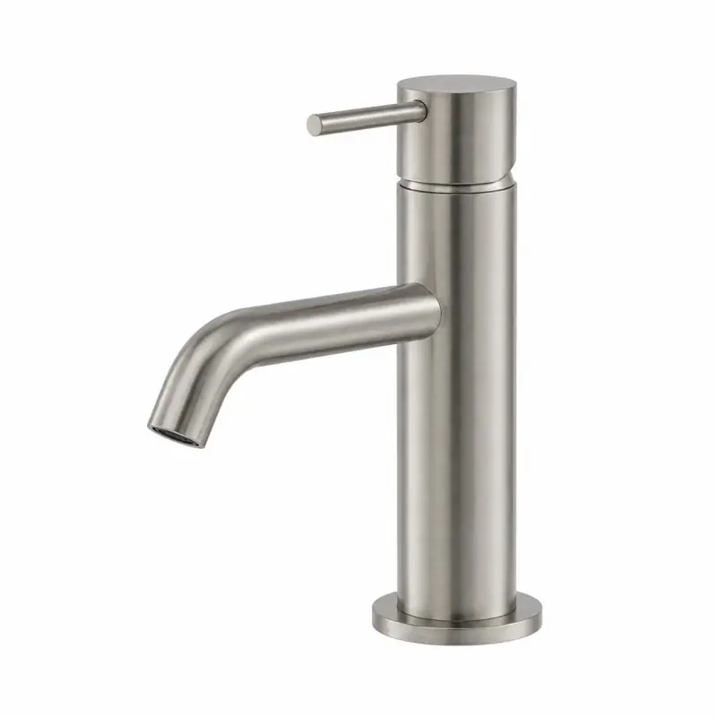 Mitigeur lavabo couleur acier brossé Gattoni Easy 2382/23NS
