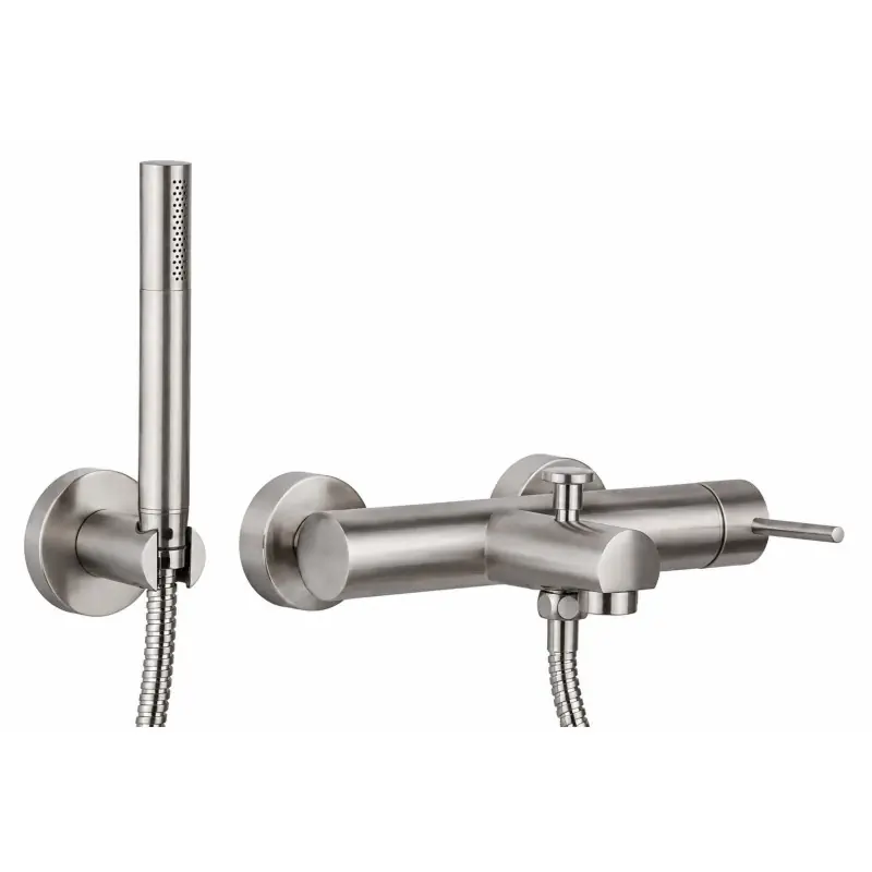 Mélangeur bain extérieur acier brossé Gattoni Easy 2201/22NS