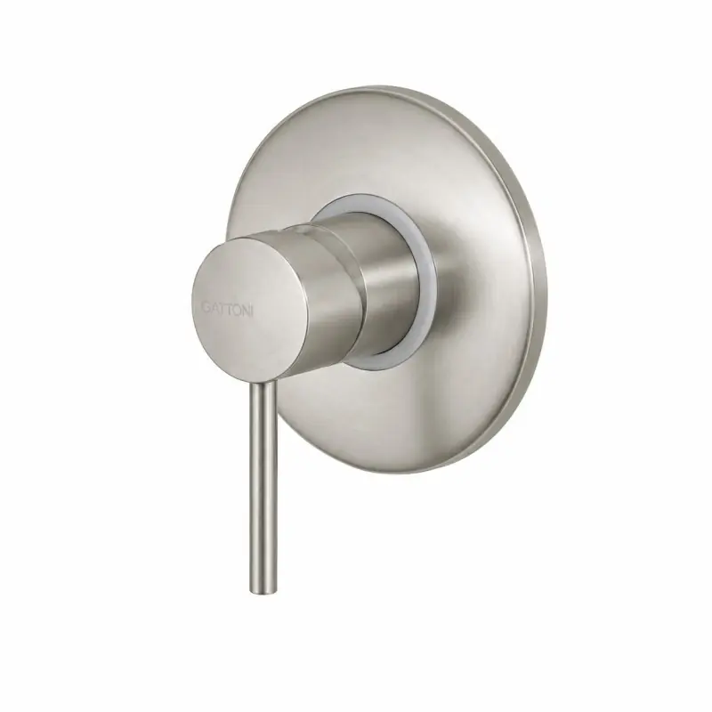 Mitigeur de douche encastré 1 sortie acier brossé Gattoni Easy 2230/22NS