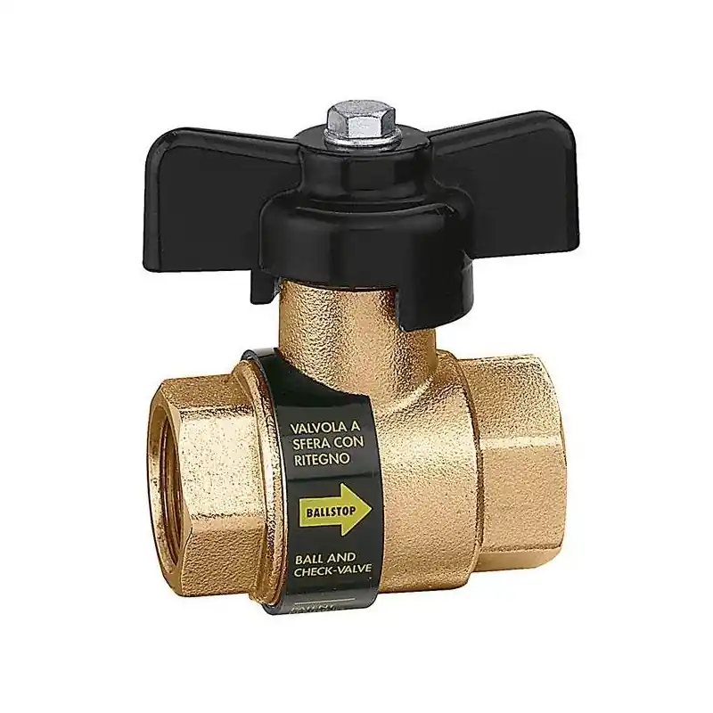 BALLSTOP - Vanne à bille avec clapet anti-retour intégré Caleffi 3230
