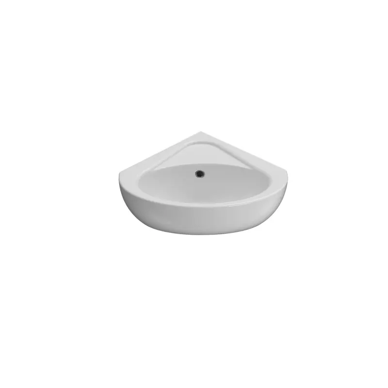 Lavabo d‘angle en céramique suspendu installation 41,5.46,5 Globo New Arianna VA020BI