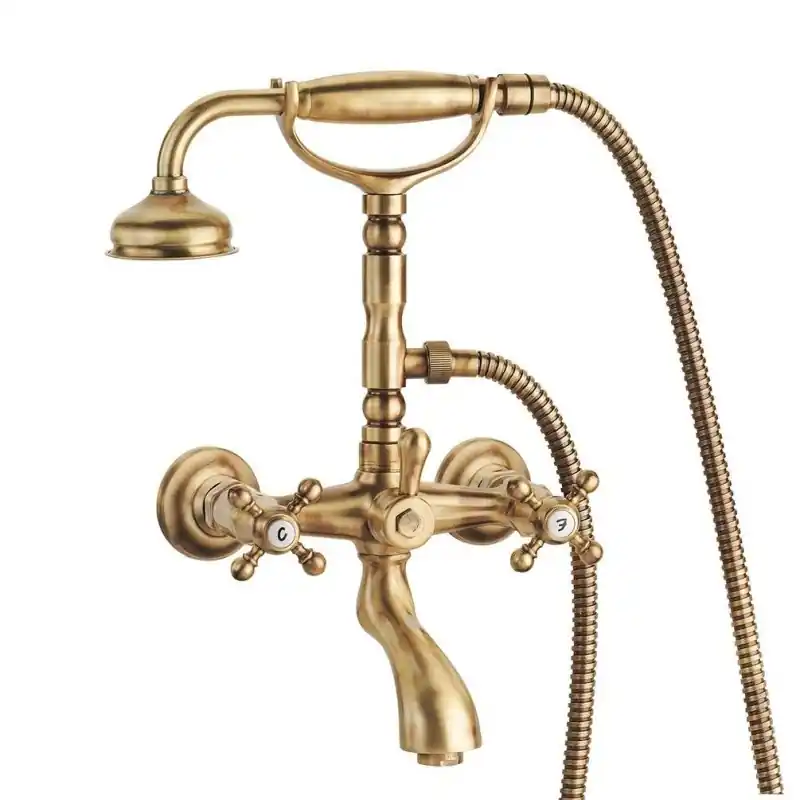 Mélangeur de groupe de bain externe de luxe en couleur bronze Porta&Bini Old Fashion 62500BR