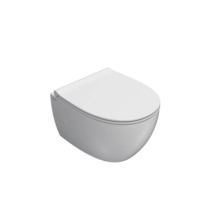Installation murale de WC en céramique sans rebord 48.37 Globo 4ALL MDS04