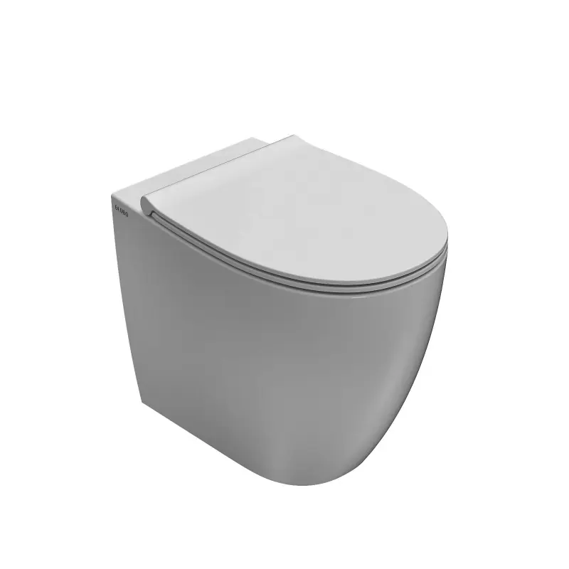 Cuvette de toilette en céramique dos au mur pour installation dos au mur 54.36 Globo 4ALL MD005BI