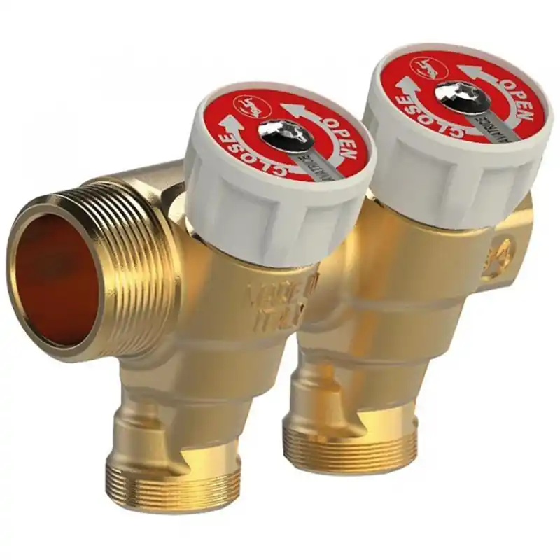 Collecteur avec robinet d‘arrêt pour eau sanitaire Giacomini R585C