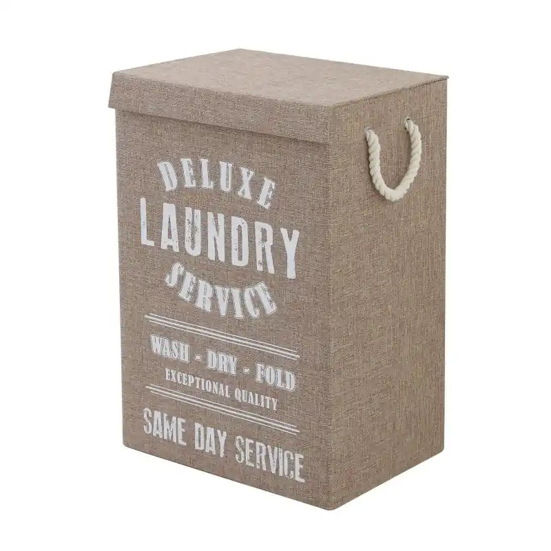 Panier à linge de couleur marron Feridras 619005