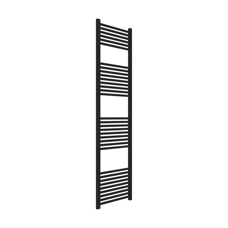Sèche-serviettes hydraulique 180 x 50 cm noir mat Ercos Opera ASOPEM490005001800