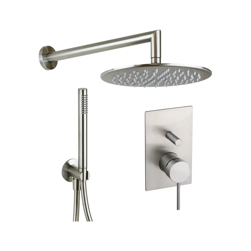 Set de douche complet en acier inoxydable AISI 316 Ercos Stilox KITSTILO1
