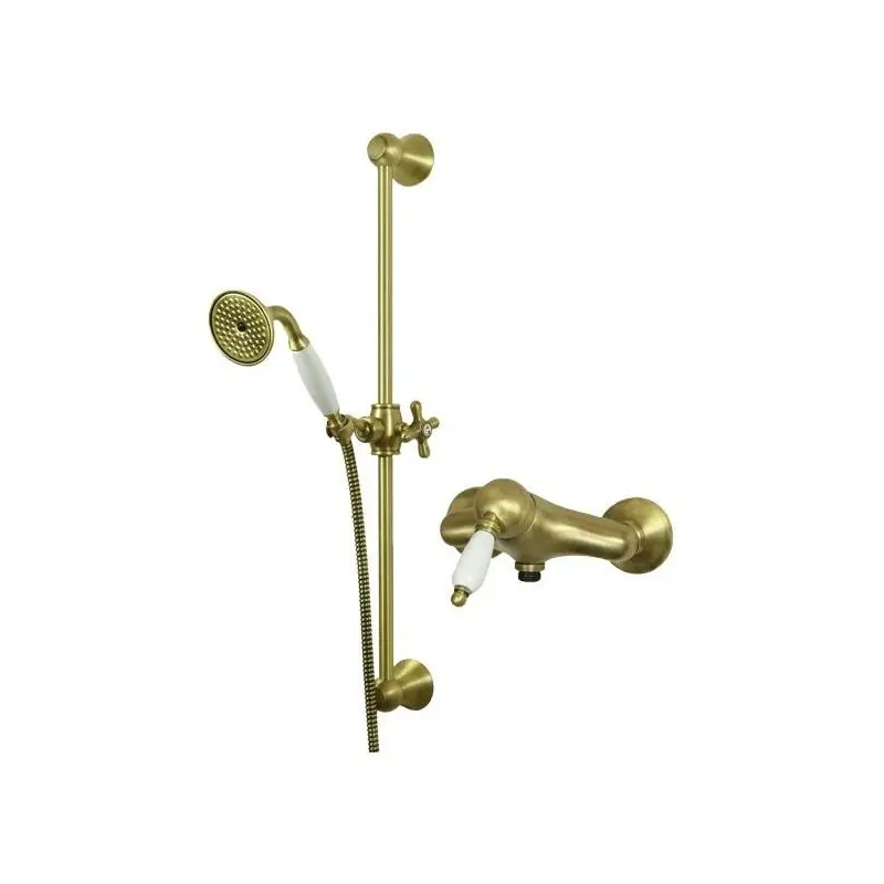 Ensemble de douche de style rétro couleur bronze Gattoni Orta KT110/27VB.OLD