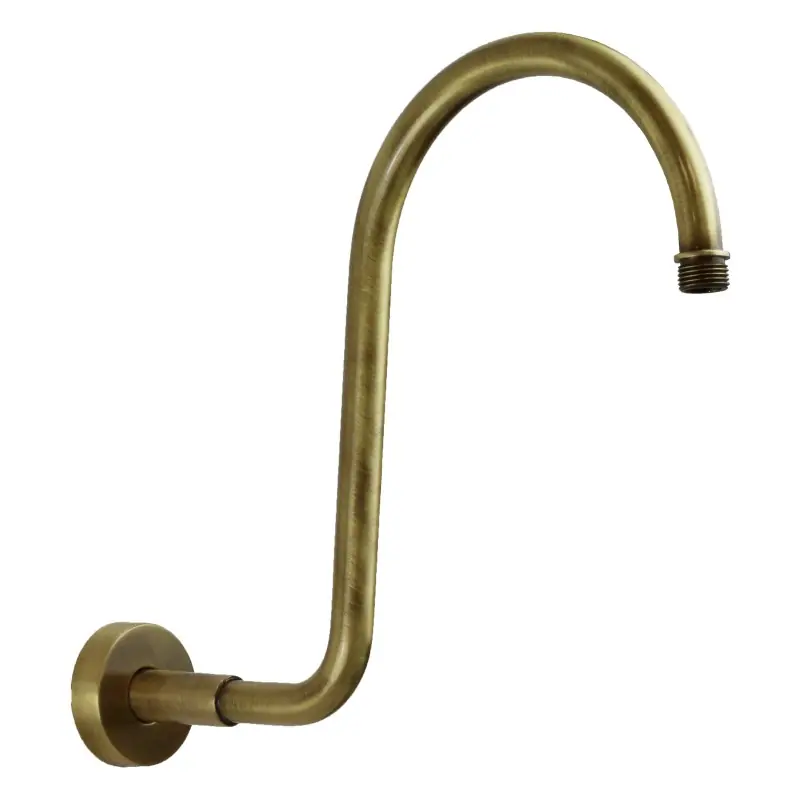 Bras de douche rond en laiton finition bronze 305 mm Sphera