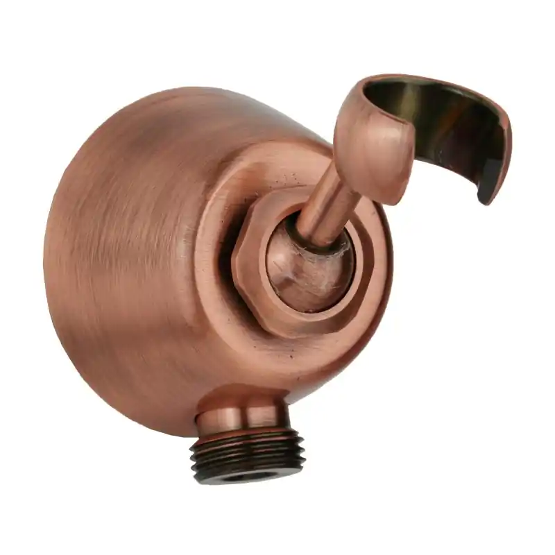 Raccord d‘eau avec support de douche en laiton Sphera finition cuivre