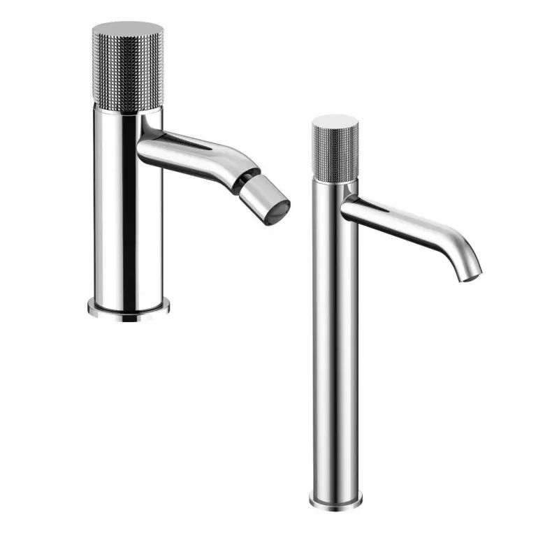Mitigeur lavabo haut et mitigeur bidet salle de bain Paini Cox Grip KITGRIP2