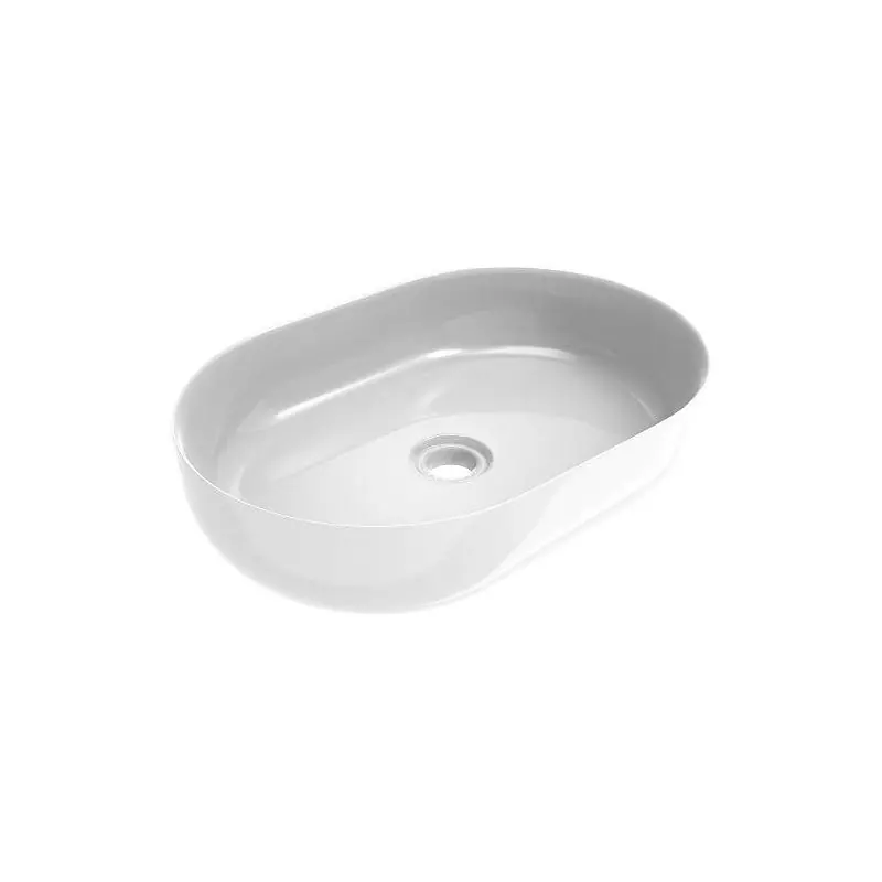 Vasque à poser ovale blanc brillant 416x600 mm Ercos Musa BLCERLMUSA0002