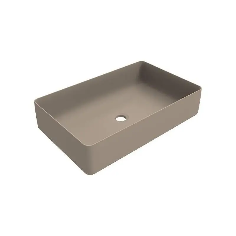 Vasque à poser couleur cappuccino mat 580x360 mm Ercos Musa BLCERPMUSA0012
