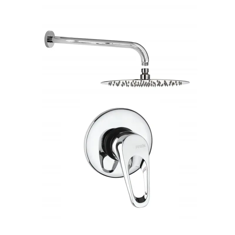Mitigeur de douche avec bras et pomme de douche Piralla Naomi KITNAOMI1