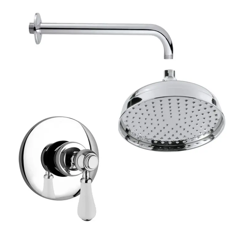 Set de douche avec pomme de douche Ø200 mm Piralla Como KITCOMO3