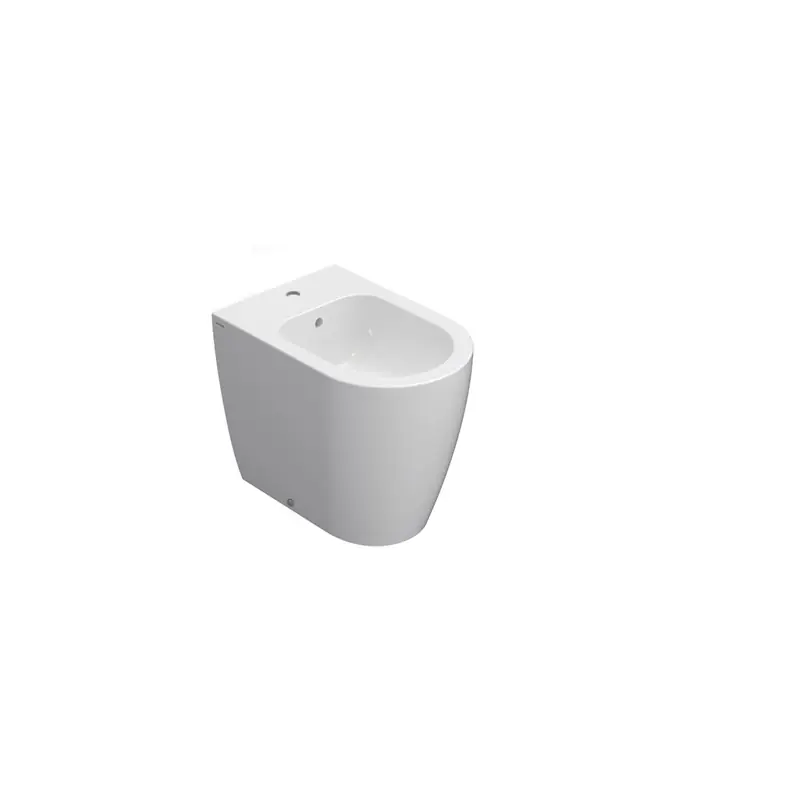 Bidet en céramique dos au mur, installation dos au mur 53.34 Globo Mode ME009