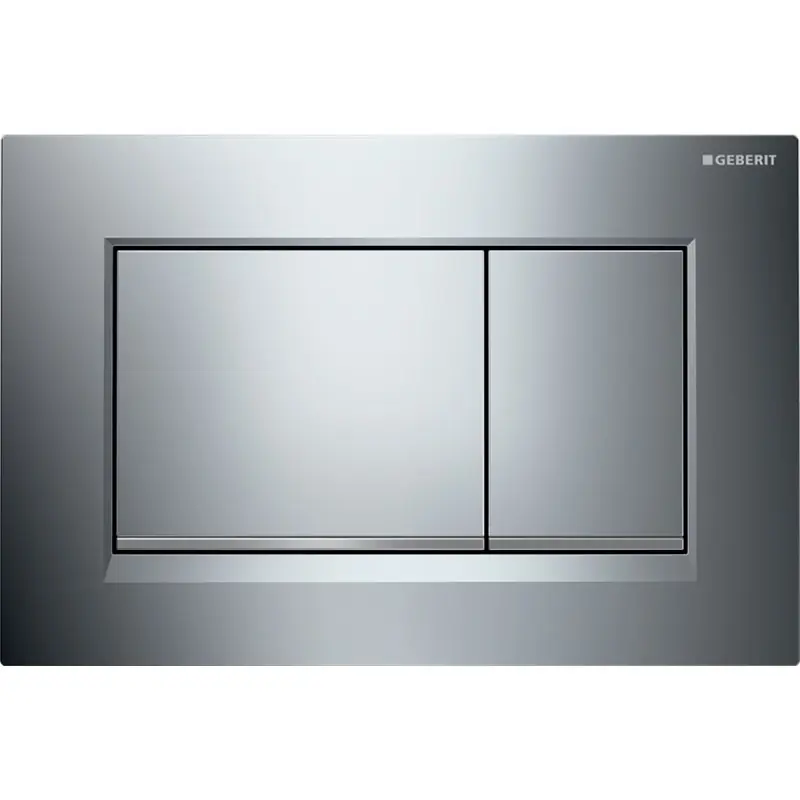 Plaque de commande polie 24,6x1,2x16,4 cm Geberit Sigma 30 115.883.KH.1