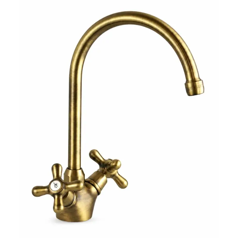 Robinet pour évier de cuisine de couleur bronze Gattoni 5692/REV0