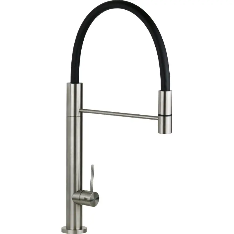 Mitigeur de douche extractible monojet pour évier de cuisine Quadro srl INOX QD398AS