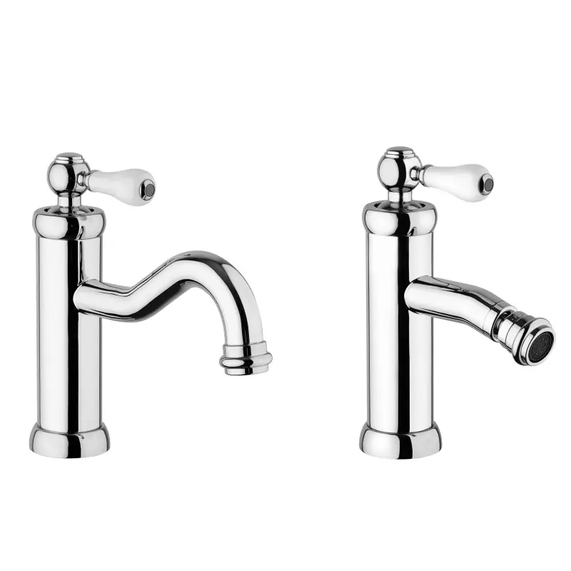Ensemble complet de mitigeur lavabo et bidet Piralla Como KITCOMO1