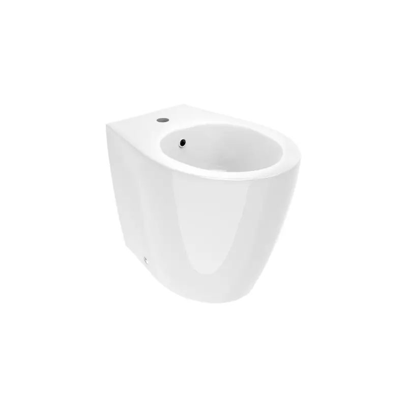 Bidet blanc brillant avec profondeur d‘installation au sol 52 cm Ercos Kite BCKTELBIDE