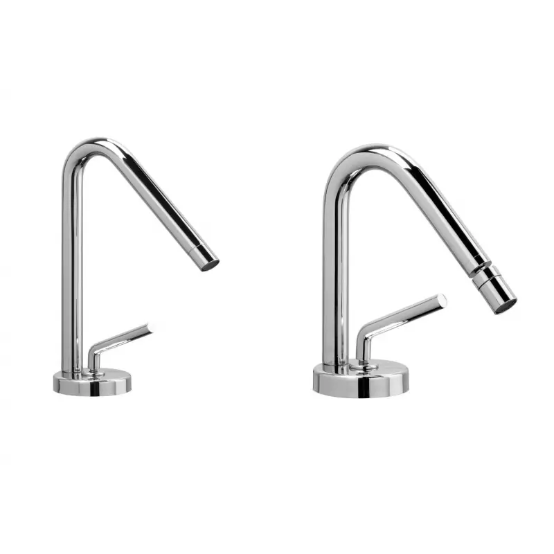 Ensemble complet de mitigeur de bidet et lavabo avec levier à manette Piralla Garda KITGARDA2