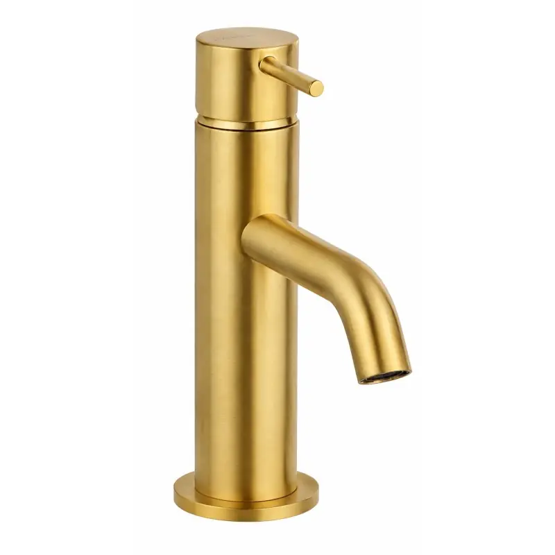 Mitigeur lavabo couleur or brossé Gattoni Easy 2382/23SG