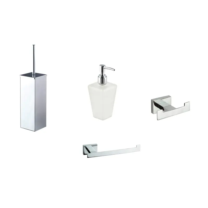 Set d‘accessoires de salle de bain avec fixations incluses I Crolla Zurigo KITZURIGO2