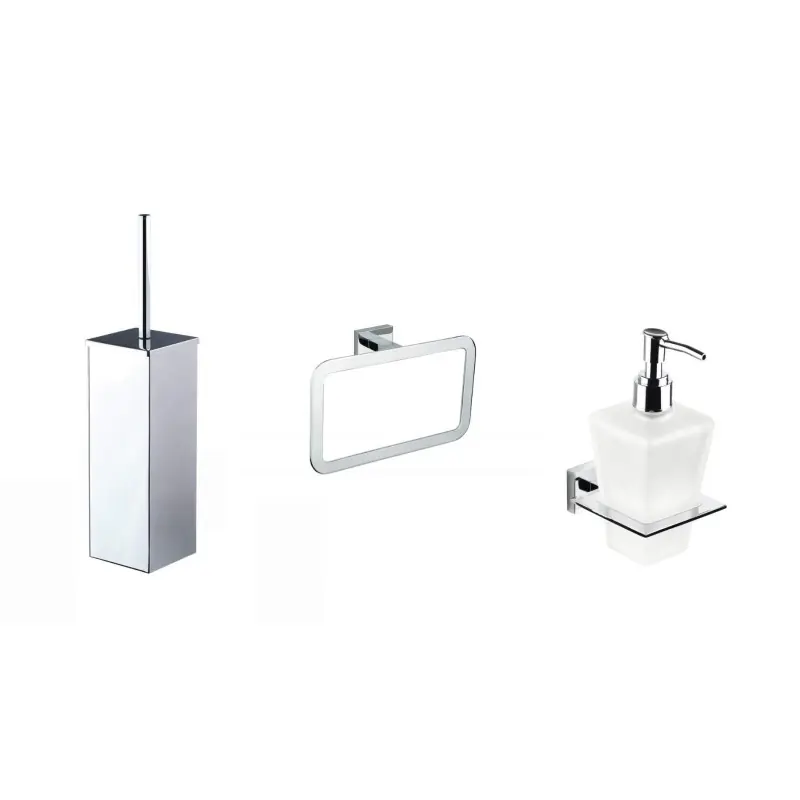 Composition d‘accessoires de salle de bain avec porte-serviettes I Crolla Zurigo KITZURIGO3