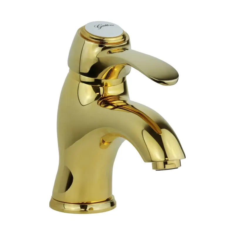Mitigeur lavabo en laiton doré Gattoni Antigua 3441/34D0