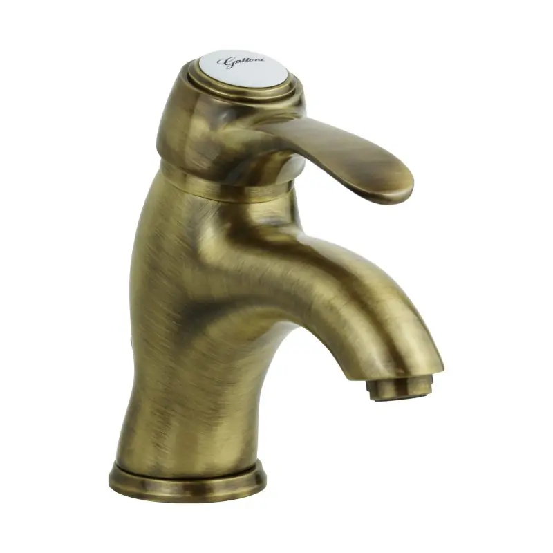 Mitigeur lavabo couleur bronze avec vidage 1‘‘1/4 Gattoni Antigua 3441/34V0