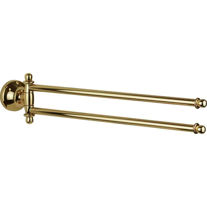 Porte-serviettes à double articulation de couleur or Capannoli Serie900 911 RR