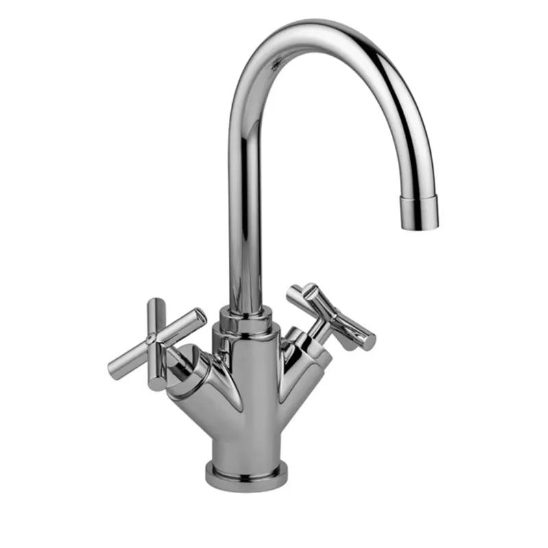 Mélangeur lavabo avec bec orientable Paffoni Quattro QTV077CR