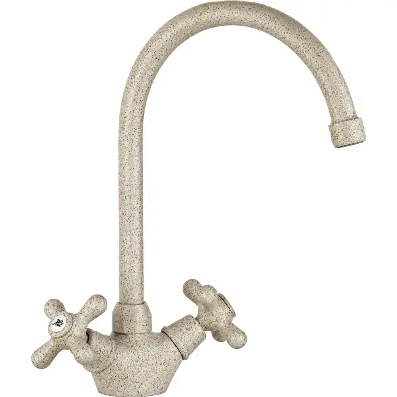 Robinet de cuisine modèle classique de couleur granit d‘avoine Gattoni 5692/REBB
