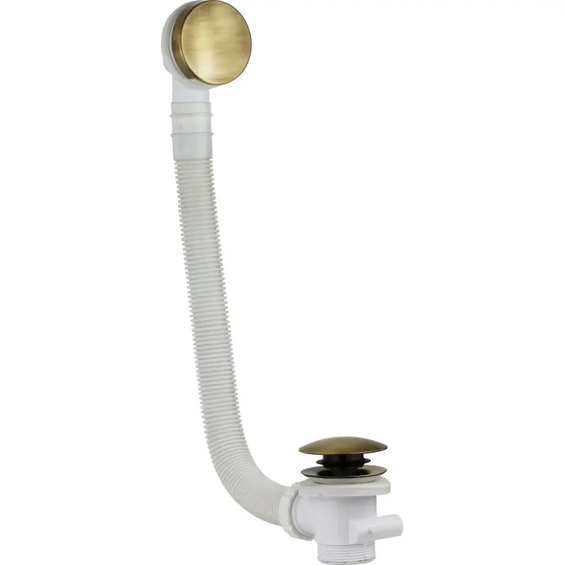 Colonne de vidage universelle en bronze antique pour baignoires Vicario 1011/120.02