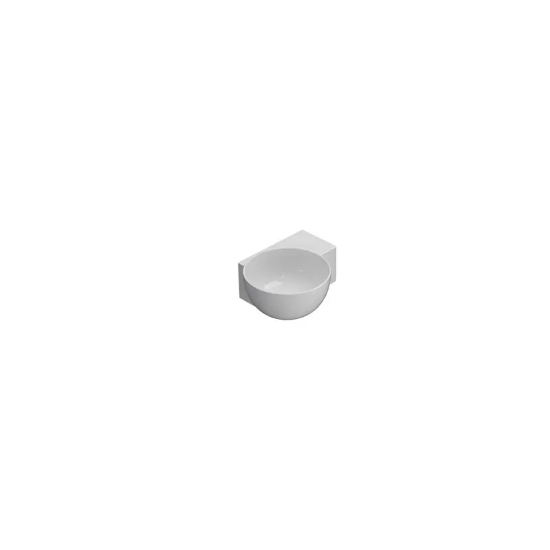 Installation suspendue de lavabo peu encombrante Globo T-Edge TE040